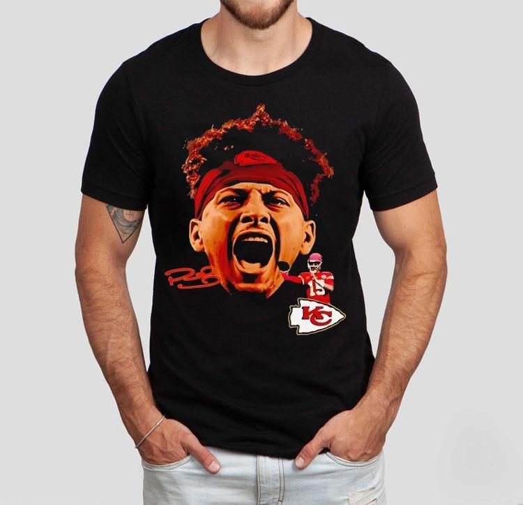 Patrick Mahomes Bigface Kansas City Chiefs Football Signature Shirt Patrick Mahomes Bigface Kansas City Chiefs Football Signature Shirt