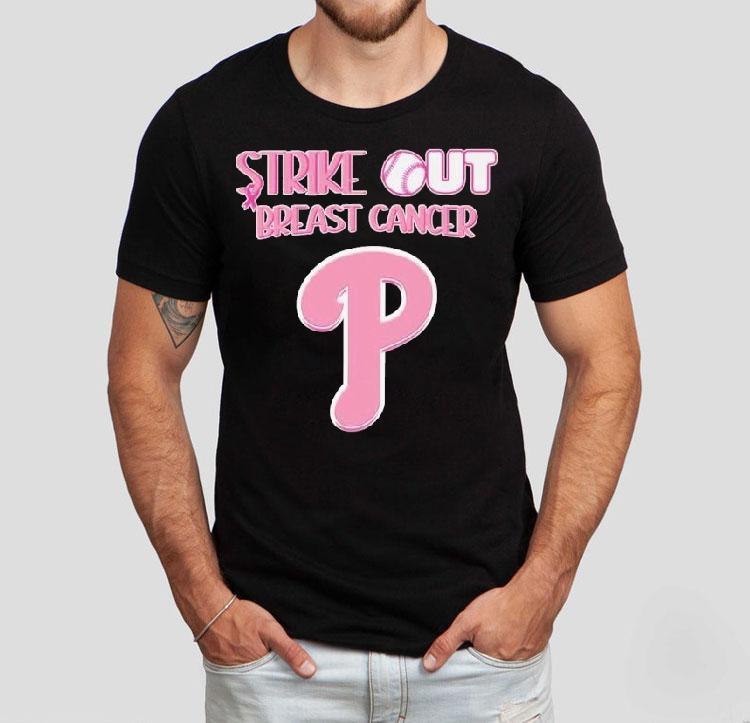 Philadelphia Phillies Strike Out Breast Cancer Shirt Philadelphia Phillies Strike Out Breast Cancer Shirt