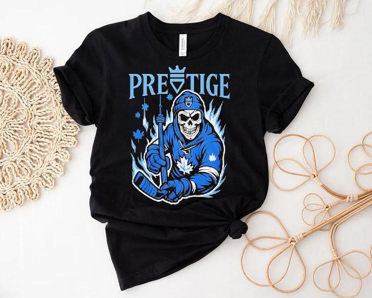 Pretige Skeleton Toronto Maple Leafs Shirt Pretige Skeleton Toronto Maple Leafs Shirt