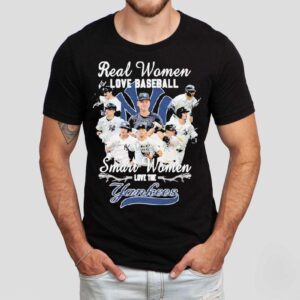 Real Women Love Baseball Smart Women Love The New York Yankees Signatures Players Shirt Real Women Love Baseball Smart Women Love The New York Yankees Signatures Players Shirt