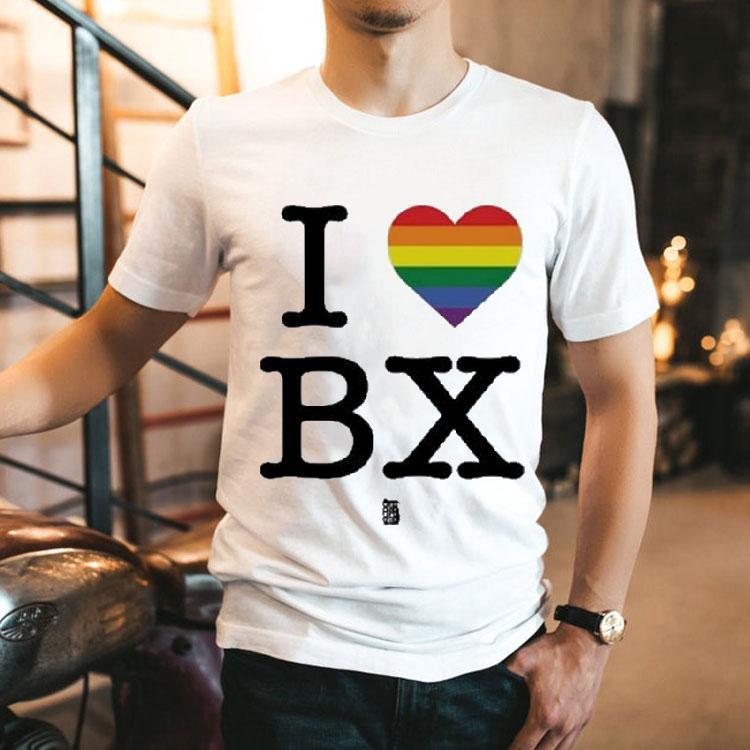 Regan Aliyah Wearing I Love Bx Pride Shirt Regan Aliyah Wearing I Love Bx Pride Shirt