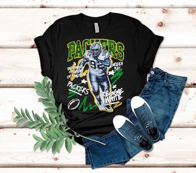 Reggie White Green Bay Packers Football 2x Defensive Player Of The Year Shirt Reggie White Green Bay Packers Football 2x Defensive Player Of The Year Shirt