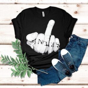 Ritchie Bruiser Support To Fight Cancer Middle Finger Shirt