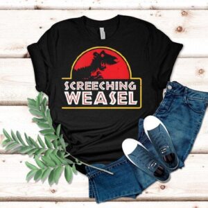 Screeching Weasel Jurassic Weasel Style Jurassic Park Shirt