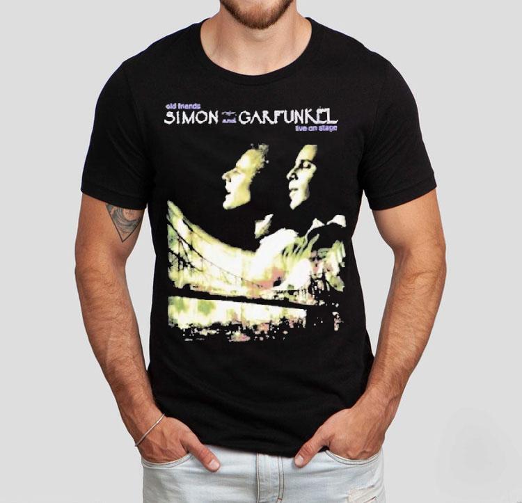 Simon Garfunkel 2009 Old Friends Tour Live On Stage Shirt Simon Garfunkel 2009 Old Friends Tour Live On Stage Shirt