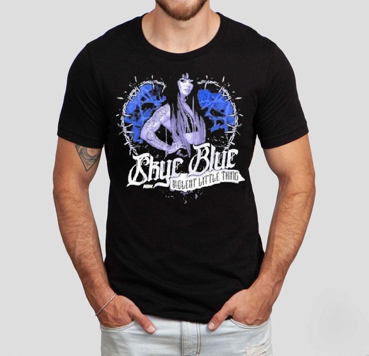 Skye Blue Violent Little Thing Aew Shirt Skye Blue Violent Little Thing Aew Shirt
