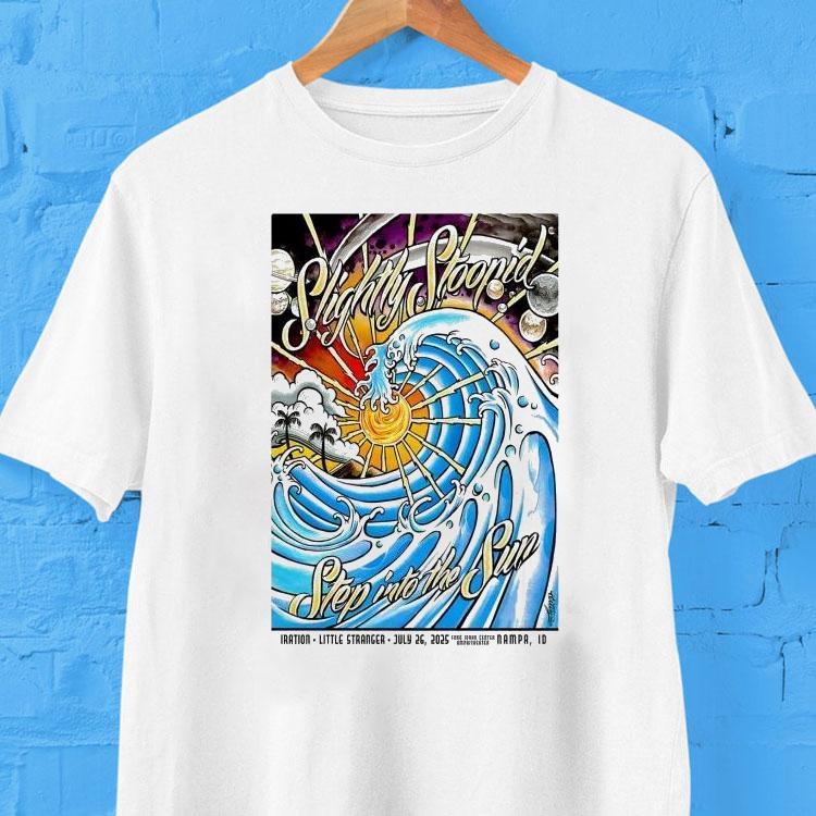 Slightly Stoopid July 26 2025 Nampa, Id At Ford Idaho Center Amphitheater Tour Shirt Slightly Stoopid July 26 2025 Nampa, Id At Ford Idaho Center Amphitheater Tour Shirt