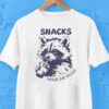 Snacks Make Me Nicer Raccoon Shirt