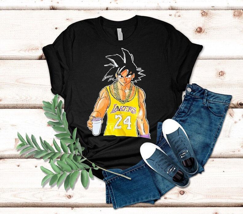 Son Goku Los Angeles Lakers Basketball Shirt Son Goku Los Angeles Lakers Basketball Shirt
