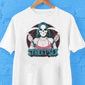 Street Sex Logo Girl Grim Reaper Shirt