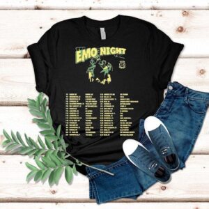 The Emo Night Tour 2025 Dates July Godzilla Shirt