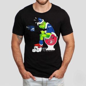 The Grinch Santa Toilet Seattle Seahawks Shit On Other Teams Los Angeles Rams Arizona Cardinals San Francisco 49ers Christmas Shirt The Grinch Santa Toilet Seattle Seahawks Shit On Other Teams Los Angeles Rams Arizona Cardinals San Francisco 49ers Christmas Shirt