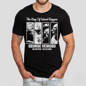 The King Of Island Reggae George Veikoso 05 10 1970-07 23 2023 Shirt