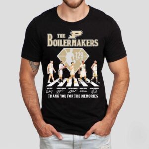 The Purdue Boilermakers 129th Thank You For The Memories 1896 2025 Signatures Shirt