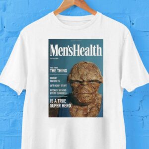 The Thing Men’s Health Magazine Parody July 2025 Marvel Superhero Wall Art For Gym Lovers Shirt