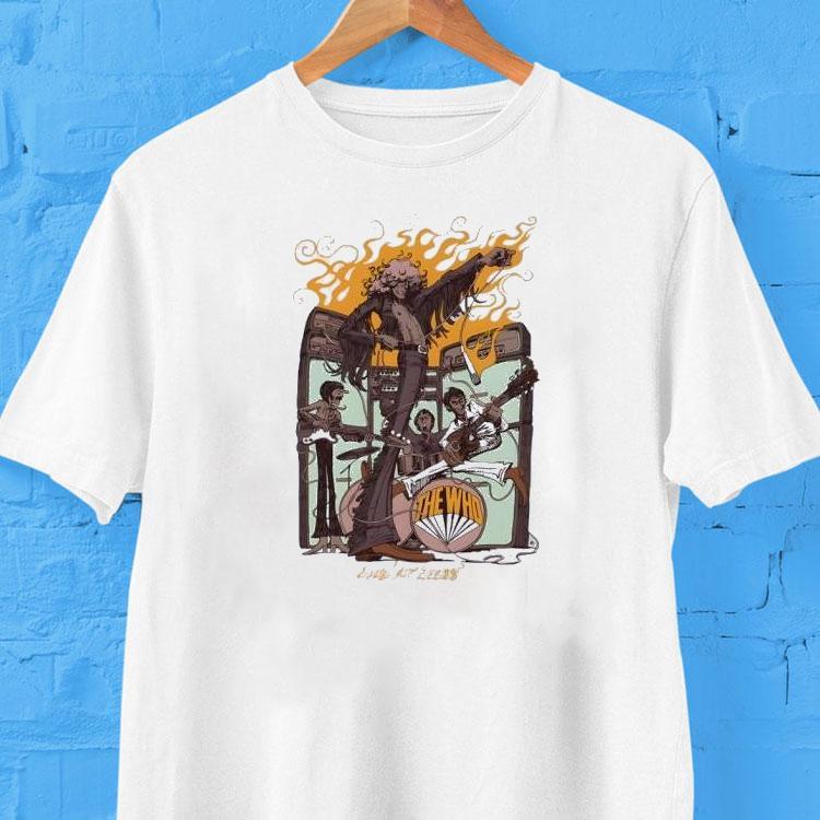 The Who 1970 The Who Live At Leeds Shirt The Who 1970 The Who Live At Leeds Shirt