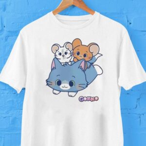 Tom Jerry Gokko Trio Rats Cat Shirt