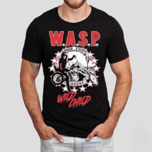 Wasp Wild Child World Tour 2025 1982 43 Years Motor Shirt Wasp Wild Child World Tour 2025 1982 43 Years Motor Shirt