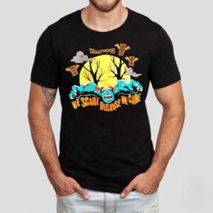 We Scare Because We Care Halloween Tshirt