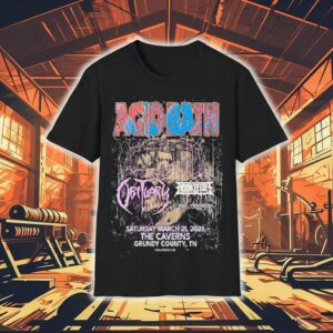 Acid Bath The Caverns In Grundy County, Tn Show March 21 2026 Shirt