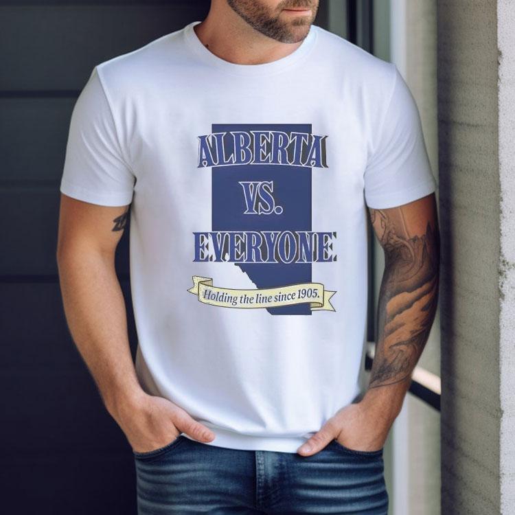 Alberta Unchained Ab Versus Everyone Western Pride Shirt Alberta Unchained Ab Versus Everyone Western Pride Shirt
