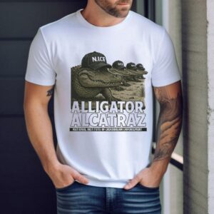 Alcatraz Gator National Institute Of Crocodilian Enforcement Nice Shirt