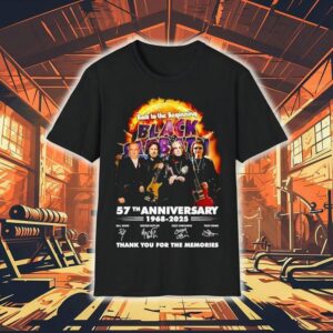 Back To The Beginning Black Sabbath 57th Anniversary 1968 2025 Thank You For The Memories Signatures Shirt