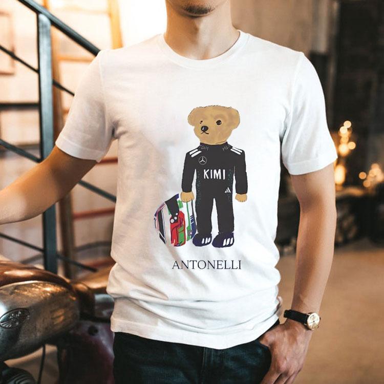 Bearnelli Kimi Antonelli Mercedes Amg Formula 1 Shirt Bearnelli Kimi Antonelli Mercedes Amg Formula 1 Shirt