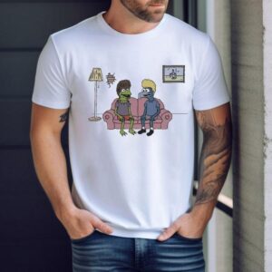 Beavis And Butt-head Potent Frog Cartoon Sofa Shirt