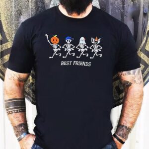 Best Friends Skeletons Halloween Shirt
