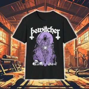 Bewitcher Biker Witch The Devil Always Mins With Rock ‘n Roll Shirt