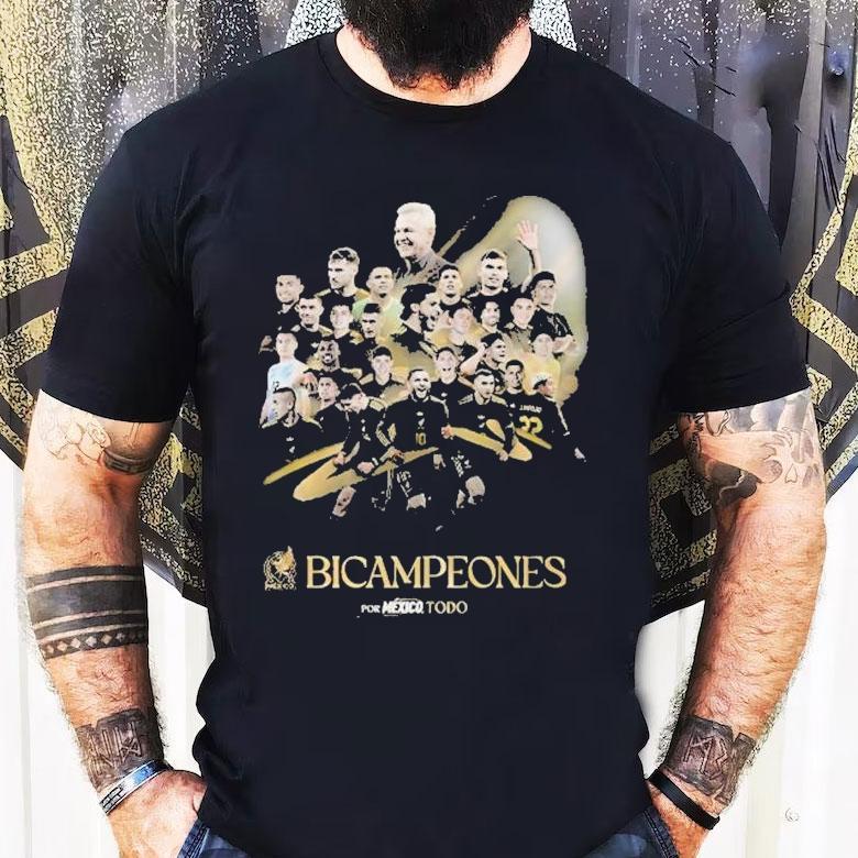 Bicampeones Concacaf Gold Cup Mexico 2025 Champions Shirt Bicampeones Concacaf Gold Cup Mexico 2025 Champions Shirt