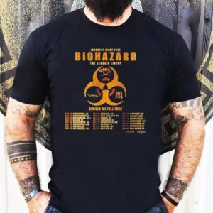 Biohazard X Onyx Divided We Fall Tour 2025 Dates Featuring The Classic Lineup In 30 Us Cities With Radioactive Logo Shirt