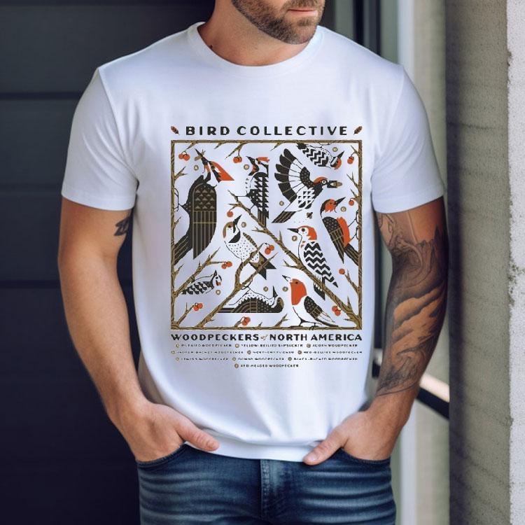 Bird Collective Woodpeckers Of North America Shirt Bird Collective Woodpeckers Of North America Shirt