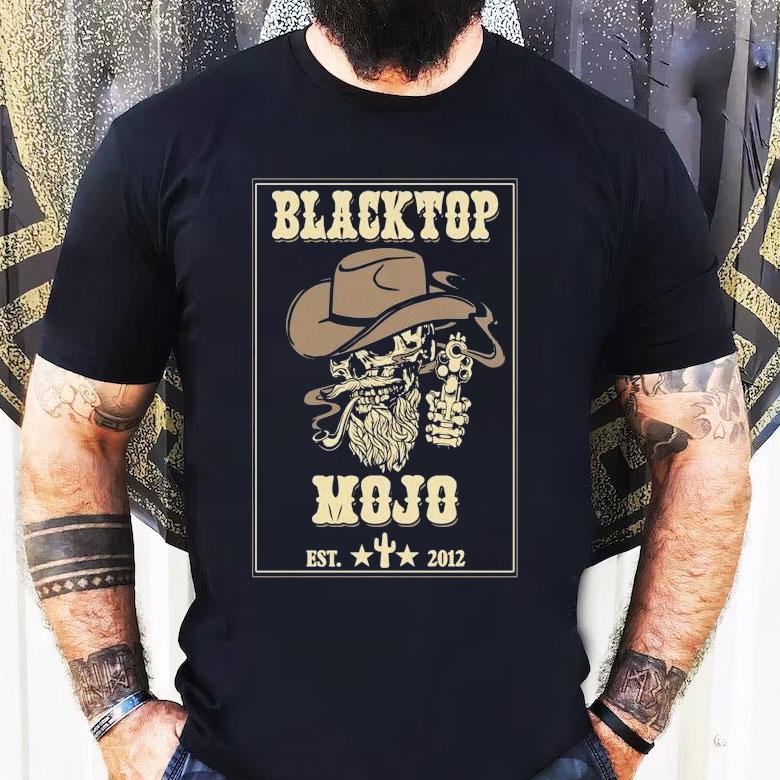 Blacktop Mojo Western Mojo Est 2012 Skull Cowboy Shirt Blacktop Mojo Western Mojo Est 2012 Skull Cowboy Shirt