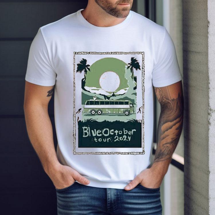 Blue October Bus Summer 2024 Tour Shirt Blue October Bus Summer 2024 Tour Shirt