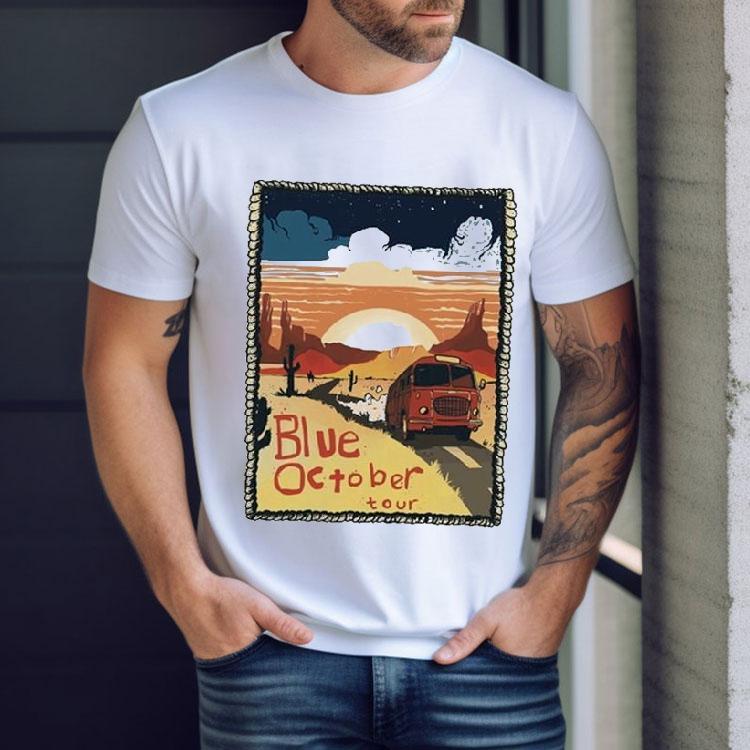 Blue October Desert Tourbus Tour Shirt Blue October Desert Tourbus Tour Shirt