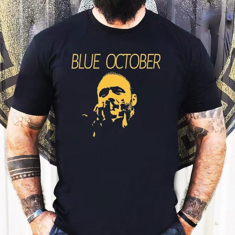 Blue October Midnight Foil Shirt Blue October Midnight Foil Shirt