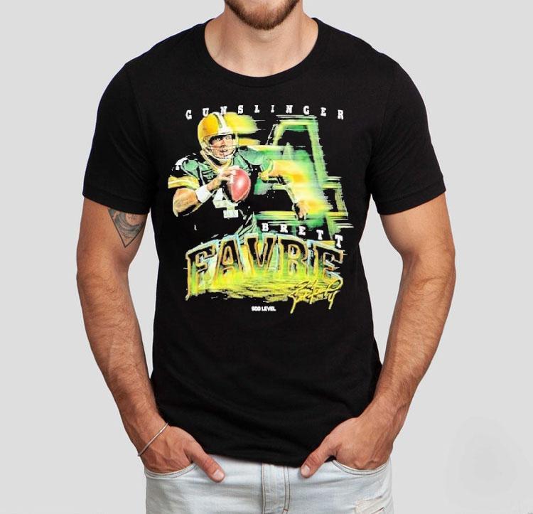 Brett Favre Green Bay Packers Grunge Wht Shirt Brett Favre Green Bay Packers Grunge Wht Shirt