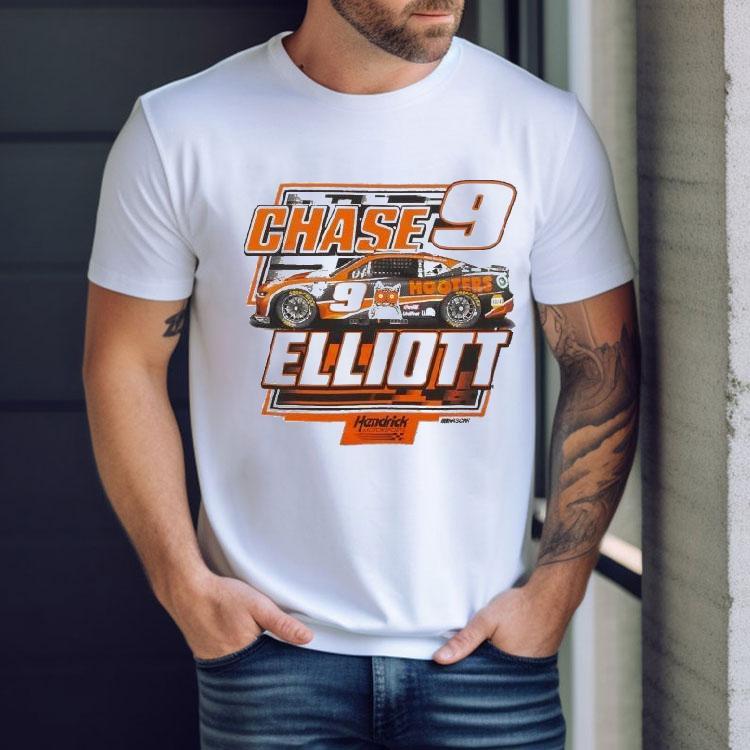 Chase Elliott #9 Hooters Hendrick Motorsports Nascar Shirt Chase Elliott #9 Hooters Hendrick Motorsports Nascar Shirt