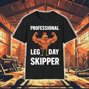 Chicken Muscle Professional Leg Day Skipper Shirt 1 Chicken Muscle Professional Leg Day Skipper Tshirt