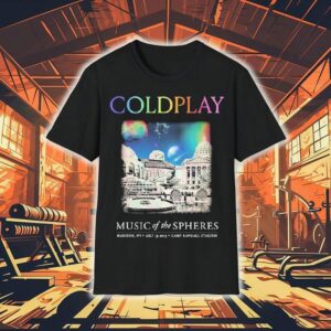 Coldplay Music Of The Spheres Madison Wi July 19 2025 Camp Randall Stadium Shirt