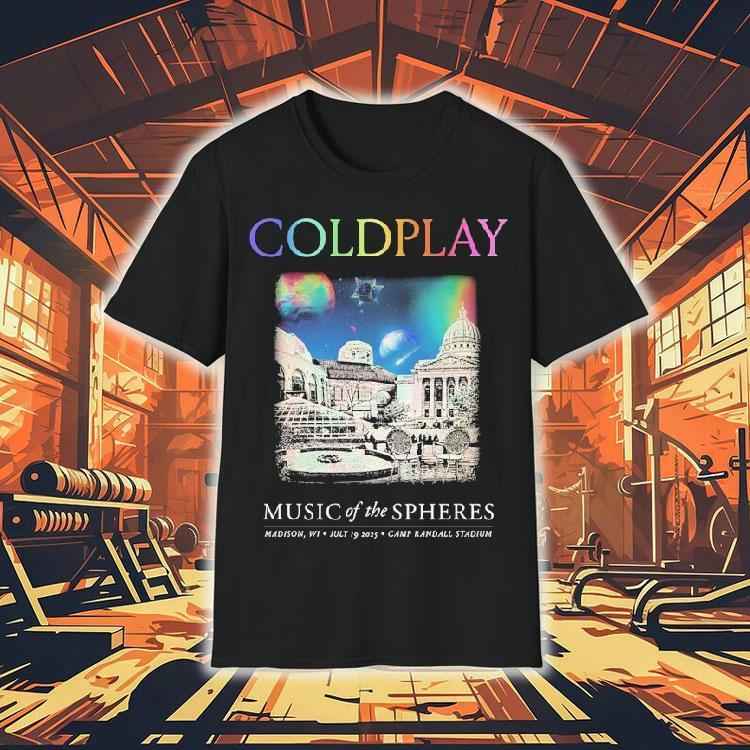 Coldplay Music Of The Spheres Madison Wi July 19 2025 Camp Randall Stadium Shirt Coldplay Music Of The Spheres Madison Wi July 19 2025 Camp Randall Stadium Shirt