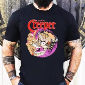 Creeper Distressed Skull-head Shirt