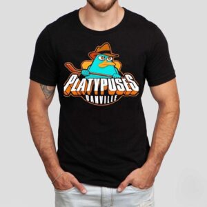 Danville Platypuses Style Anaheim Ducks Hockey Shirt