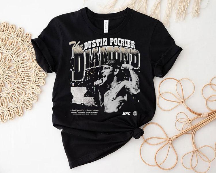 Dustin Poirier The Diamond Dancing Boxy Ufc Shirt Dustin Poirier The Diamond Dancing Boxy Ufc Shirt