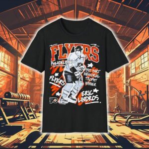 Eric Lindros Philadelphia Flyers Hockey 1995 Hart Memorial Trophy Winner Shirt