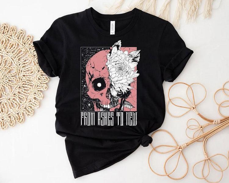 From Ashes To New Deadbloom Skull Shirt From Ashes To New Deadbloom Skull Shirt