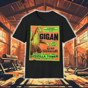 Gigan Tower Gigan Godzilla Tower Flyer Shirt