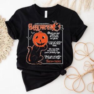 Halloween Black Cats And Goblins Shirt